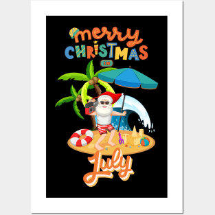 Christmas in July Posters and Art